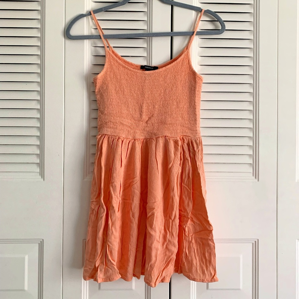 Forever 21 Orange Mini Dress